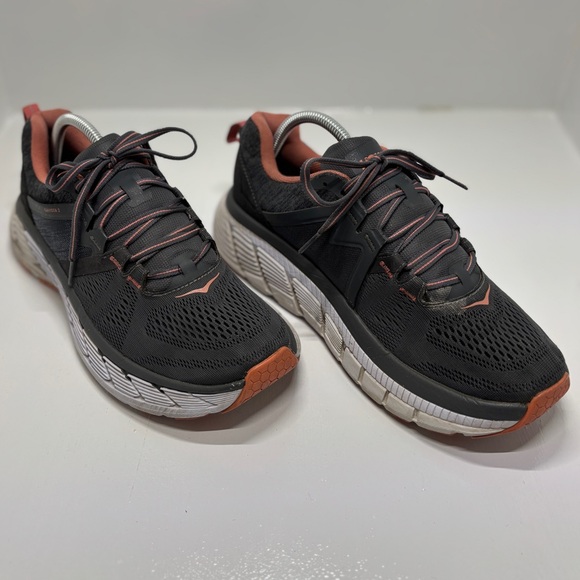 HOKA Gaviota 2 Women’s Running Shoes Size 11 Black Coral Stability Sneakers - Picture 3 of 13